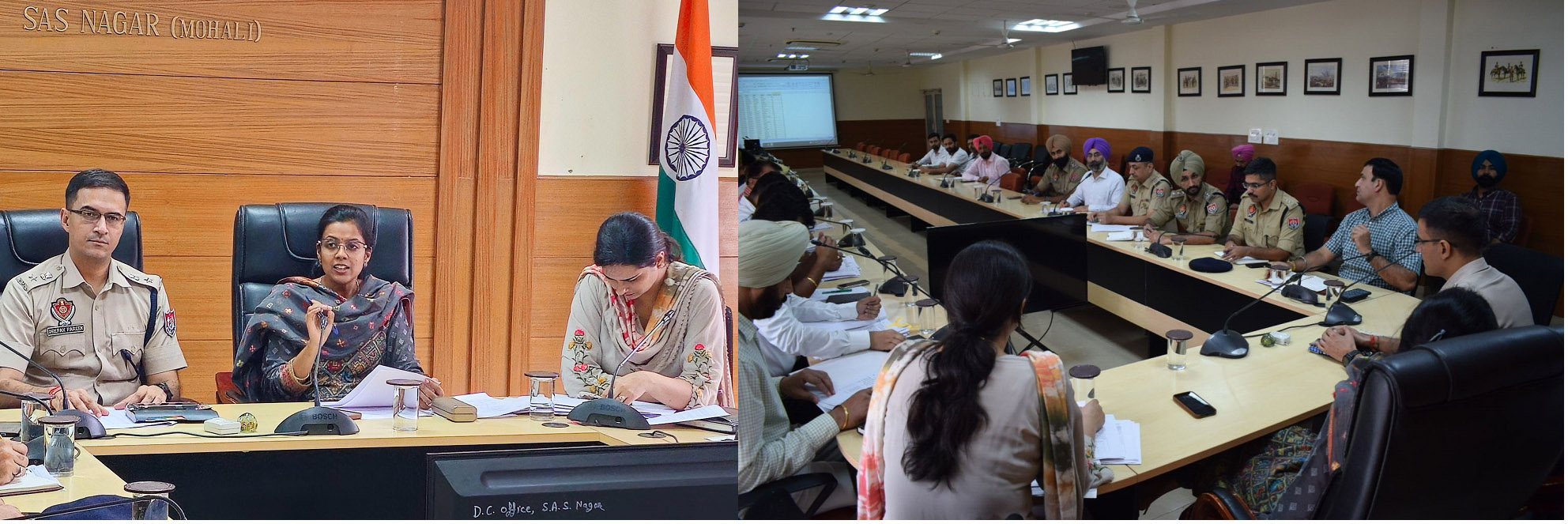 डीसी ने सिविल और पुलिस अधिकारियों से कहा कि जिले में फसल अवशेष जलाने का एक भी मामला बर्दाश्त करने योग्य नहीं है